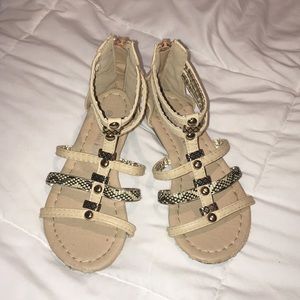 Girls size 8 sandals